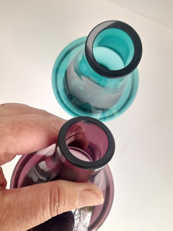 Image 1 of Set of 2 Tamara Aladin vases for Las Riihimäen 