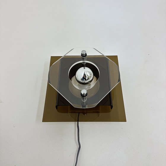 Image 1 of Vintage Herda Plexiglas Wall Lamp 1970s