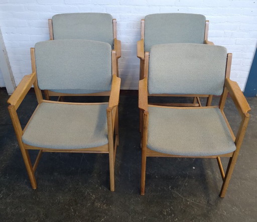Chaise design 4x "Carmen" de Bengt Ruda pour Ikea.