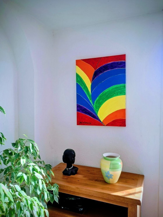 Image 1 of Enzo SAN MARCO – Chakra # Blatt – Gemälde des Künstlers