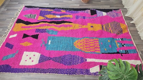 Tapis berbère authentique en laine coloré 200/300 – Wool (photo 6 of 11)