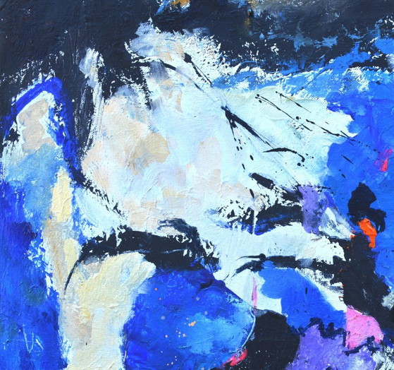 Lost in the Blues – Paintings & Drawings, Canvas (photo 2 of 5)