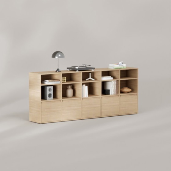 Image 1 of Tylko Chest with Doors in Oak Veneer