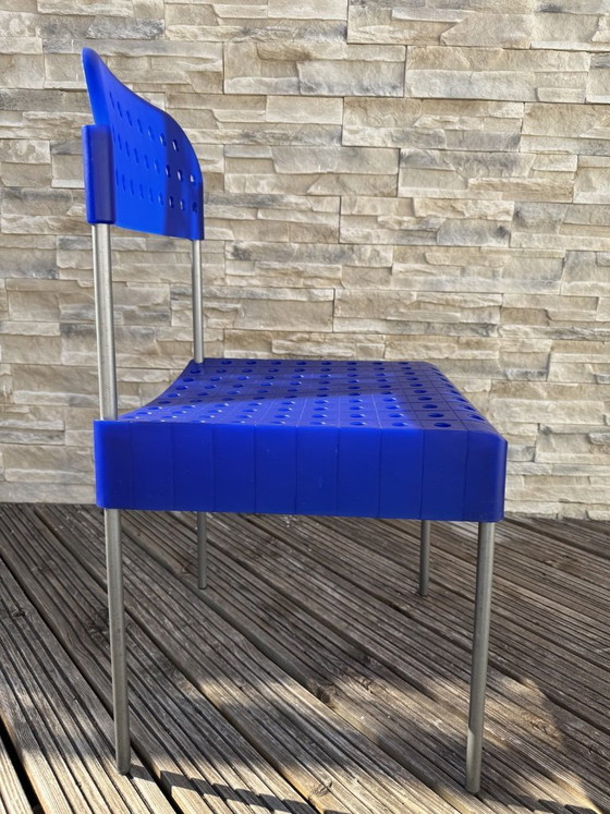 Image 1 of Enzo Mari Driade edit Aleph italian design Memphis Starck 1996 box chair