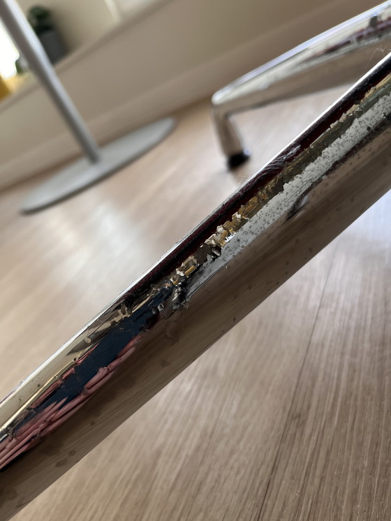 Image 1 of Set di 2 poltrone originali Vitra Eames EA 124 Lounge – Rosse