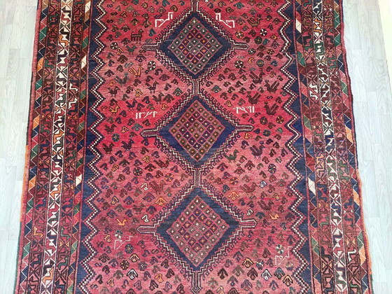 Image 1 of Handgemaakt Shiraz Perzisch tapijt