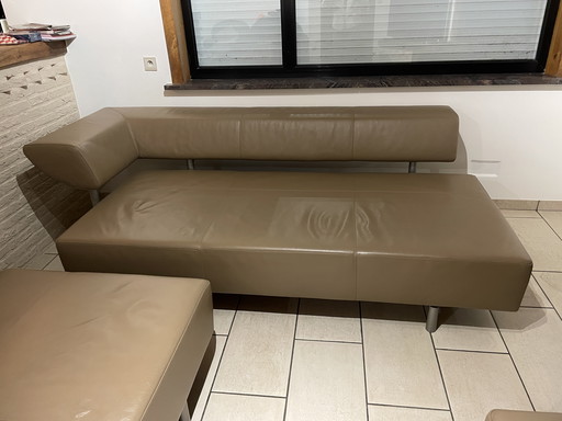 Taupe Cor design zetel 3 sous-vêtements avec chaussures de sécurité