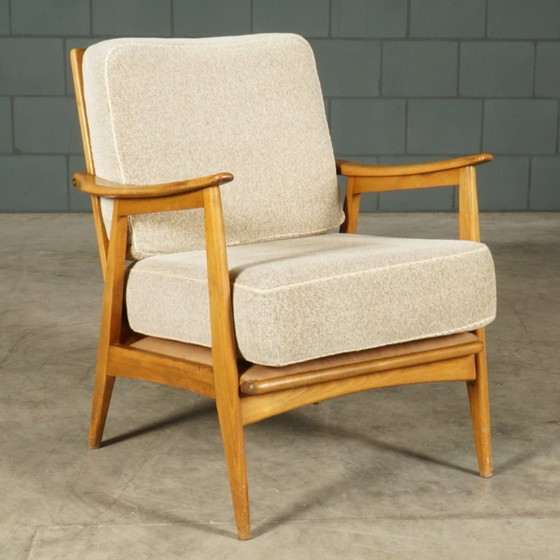 Image 1 of Satz dänischer Loungesessel – Walnuss – 1960er