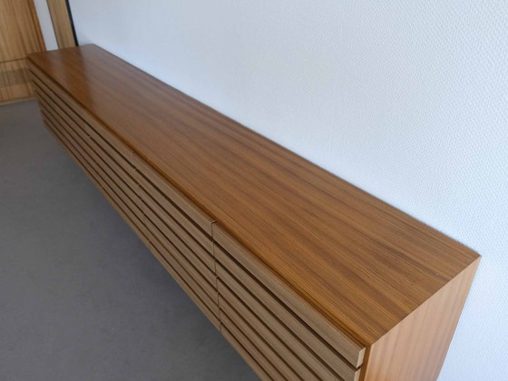 Image 1 of Wall hanging sideboard custom design in the style of Sussex for eyeglass manufacturer