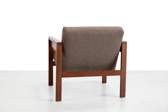 Hein Stolle für 't Spectrum Wenge-Holzsessel Modell SZ25 / SZ80 – Wood, Mid Century Modern (photo 4 of 10)