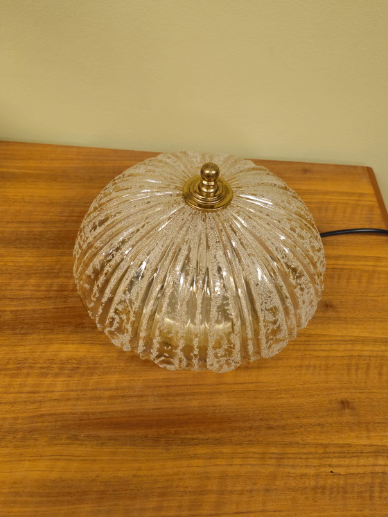 Image 1 of Vintage Glazen Plafonnière Plafondlamp Wandlamp Lamp