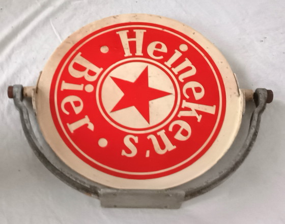 Image 1 of Enseigne en émail Heineken vers 1950