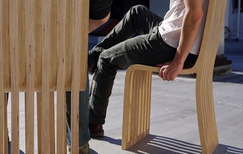 Image 1 of Silla de cafetería Graypants Slice