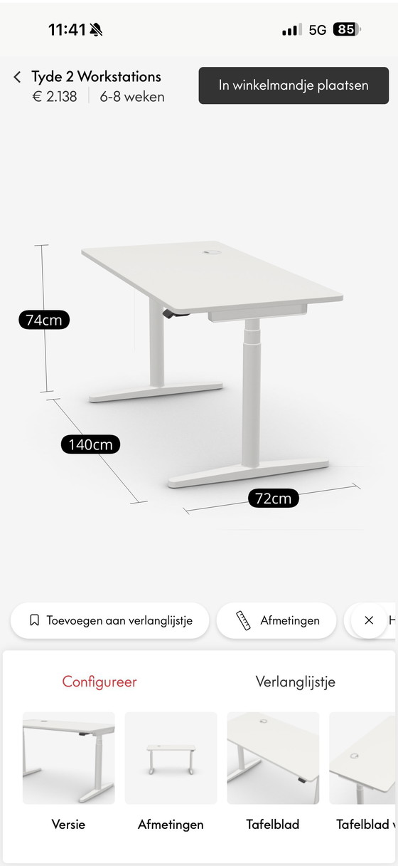 Image 1 of Vitra Bureau Tyde 2