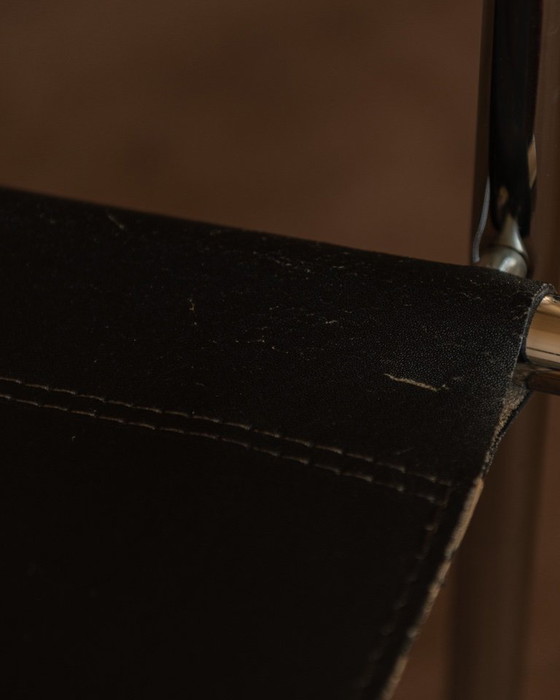 Image 1 of Vintage Bauhaus chrome leather cantilever chair – Mart Stam / Marcel Breuer style