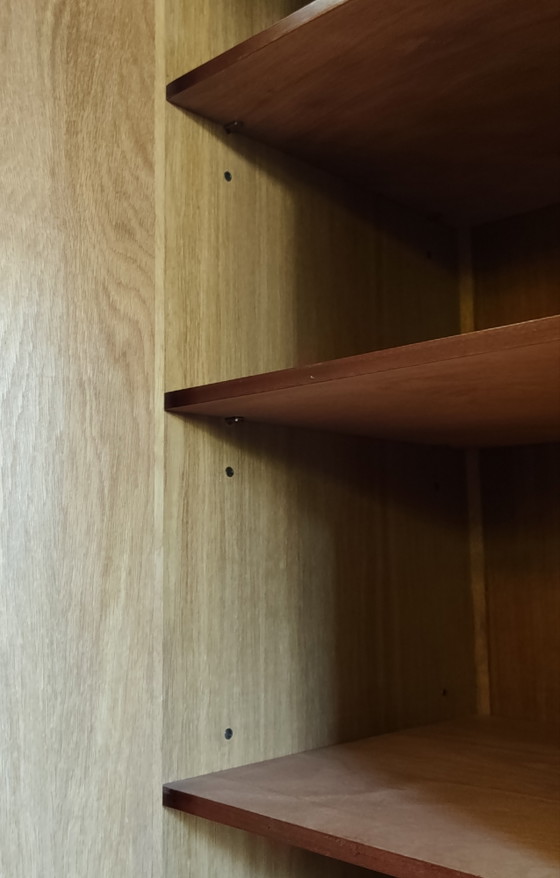 Armadio con Piedi a Compasso in Legno - Ebanista Francese - Anni '60 – Wood (photo 12 of 12)