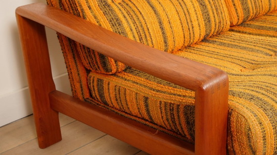Image 1 of Vintage 2-zits bank | Teak | Retro