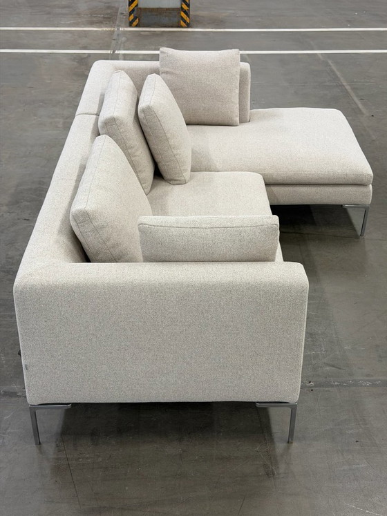 Image 1 of Sofá esquinero Charles de B&B Italia | Gris topo