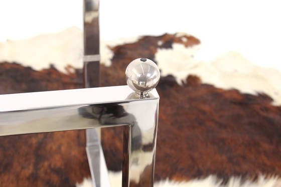 Image 1 of as new, Peter Ghyczy T29 "Biri" Coffee Table / Table basse, nouveau plateau en verre, cadre en acier inoxydable