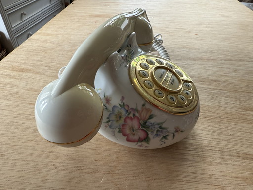 Vintage Royal Albert floral telephone Contance PTT