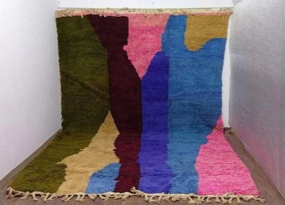 Prachtig handgemaakt kleurrijk vloerkleed 215cm x 315cm – Vloerkleden en tapijten, Wool, Modern (photo 6 of 6)