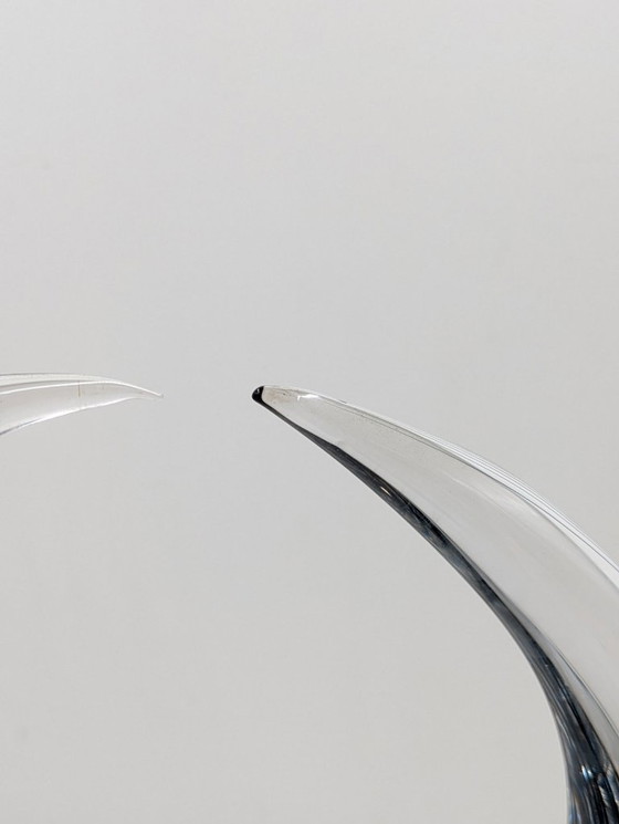 Image 1 of Sculptuur, Halve maan - 36 cm - Glas