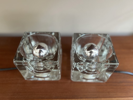 Ice Cube Lights Level Putzler Set of 2 – Peill & Putzler, Table lamps, Glass (photo 12 of 14)