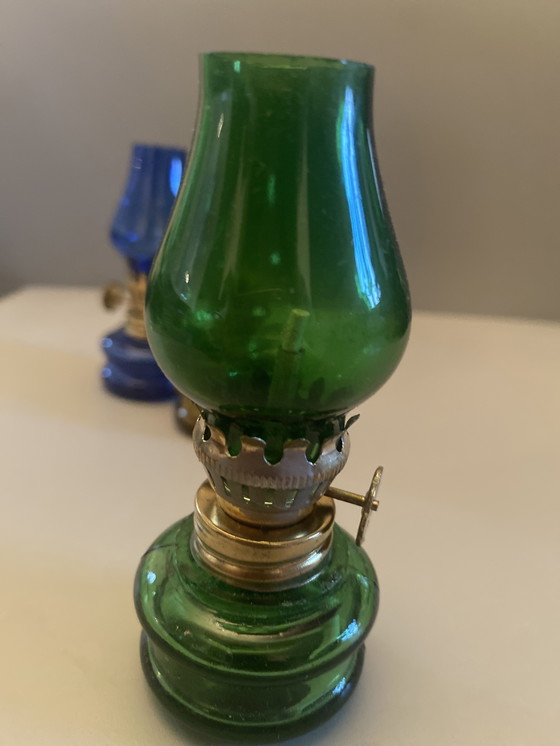 Image 1 of Set of 3 mini oil lamps