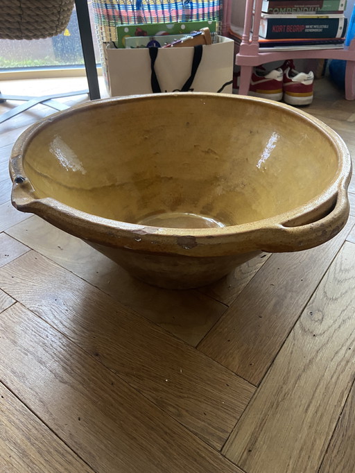 Large skimming bowl from France 19th century