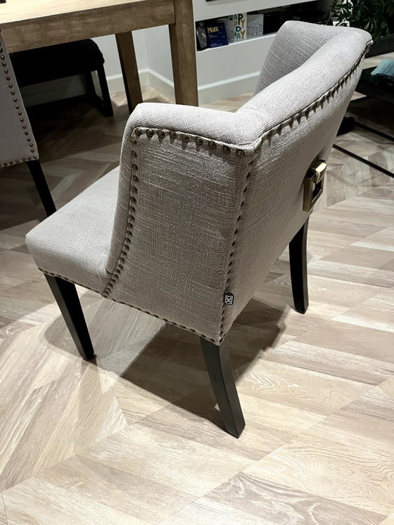 Image 1 of Silla de comedor de lujo Casa Padrino gris – Colección de lujo eichholtz