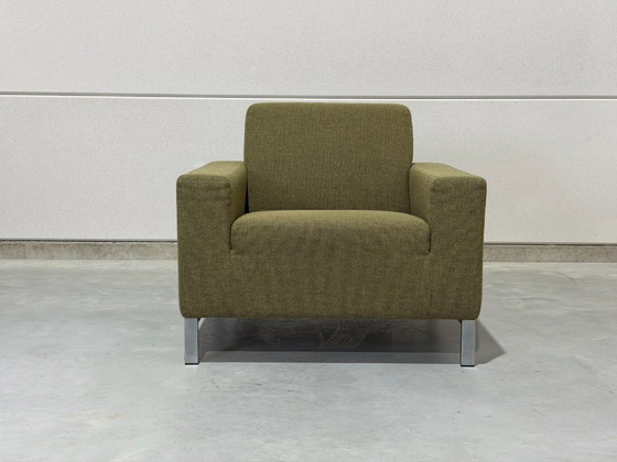 Gelderland 6511 Armchair green - as good as new, Textile, Metal, Modern (photo 2 of 10)