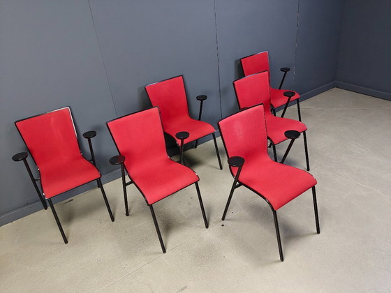Image 1 of Vintage Occhio stoelen van Roel Vandebeek voor Drisag, jaren 2000 - set van 6