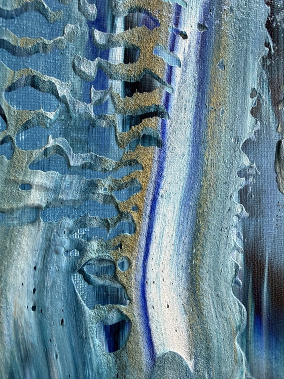 Image 1 of Artwork 90x70 incl. black floating frame