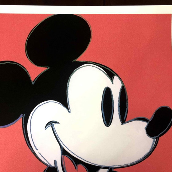 1990s After Andy Warhol "Mickey Mouse" Lithograph – Lithographs & prints, Paper (photo 10 of 13)