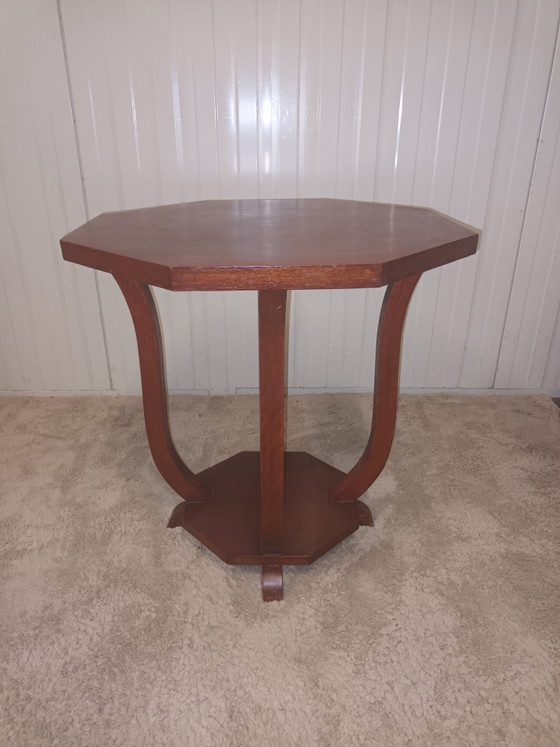 Art Deco Side Table – Wood (photo 2 of 7)