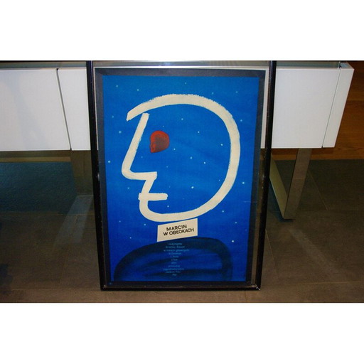 Affiche de film vintage de Jerzy Flijak, 1961