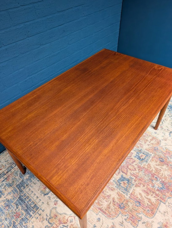 Image 1 of Vintage Verlengbare Eettafel, Deens Design, Jaren 60