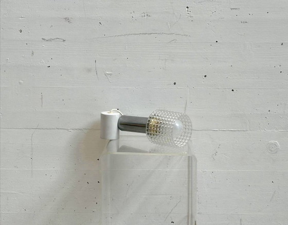 Lampada a sospensione di metà secolo con paralume in vetro testurizzato, anni '60/'70 – Plafoniere, Glass (photo 13 of 13)