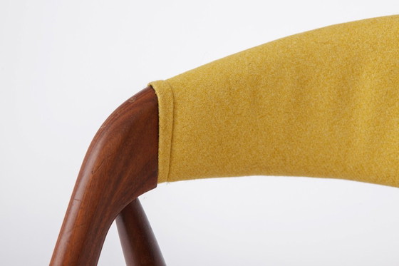Image 1 of Kai Kristiansen Model 31 Chair, Schou Andersen 1960s, Danish Teak Dining Chair, Restored Upholstered, Mid Century Modern