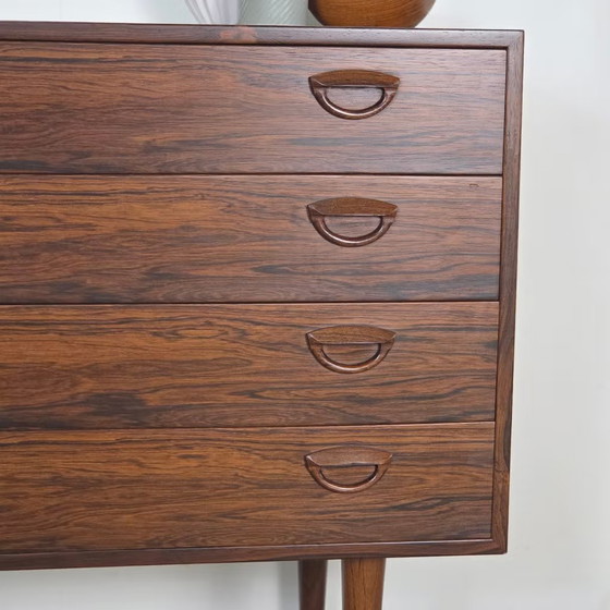 Kai Kristiansen vintage 60s Danish Rosewood Chest of drawers, FM Møbler, Brown (photo 6 of 20)