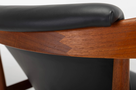 Bwana Lounge Chair and ottoman by Finn Juhl for France & Son, Denmark, 1960s – Armchairs, Leather, Design (photo 8 of 19)