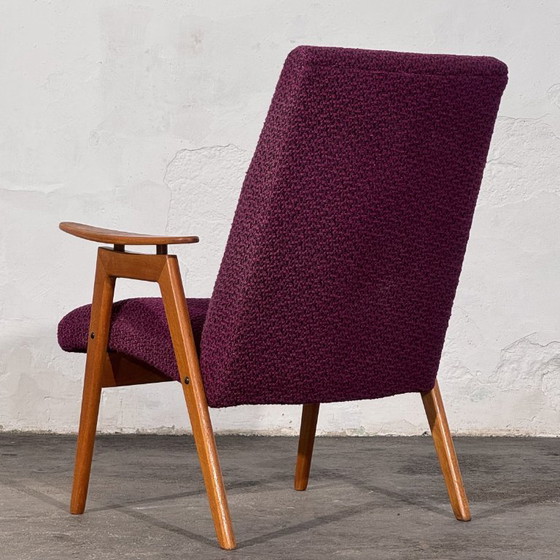 Pair of Armchairs, Attributed to Jaroslav Šmídek, Czechoslovakia, 1960s – Textile (photo 6 of 11)
