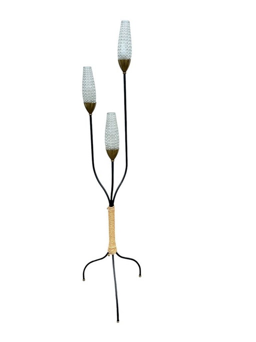 tripod floor lamp 1950