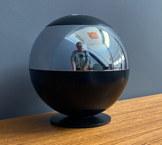 Image 1 of Chrome round  Ice bucket 1970s