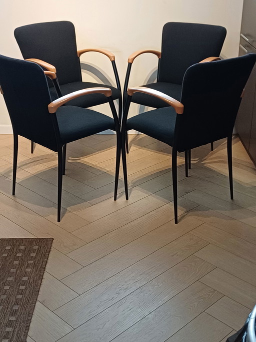 4x Chaises de salle à manger design
