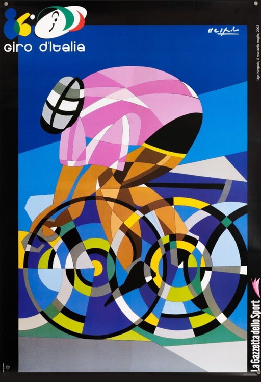 Ugo Nespolo - Giro de Italia 2002