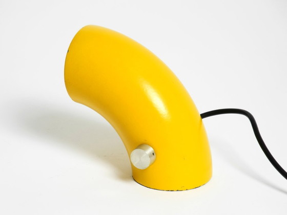 Image 1 of Very rare original Space Age 60s yellow table lamp made of iron by Temde