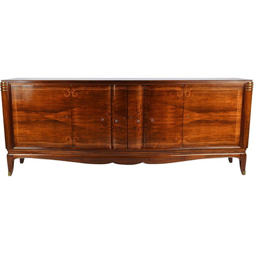 Aparador Art Déco vintage de Jules Leleu, Francia, 1940