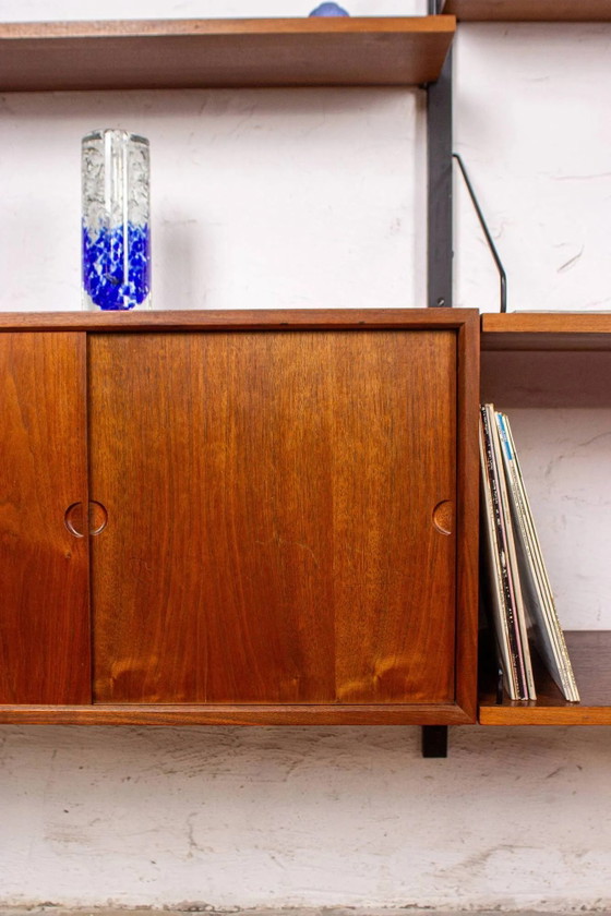 Poul Cadovius Shelving System Cado Royal Vintage Teak 60s – Shelving unit, Wood, Metal, Scandinavian (photo 9 of 18)