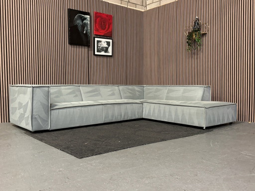 By Sidde Sommer Sofá esquinero Tela Turquesa 305x235 LIMPIADO